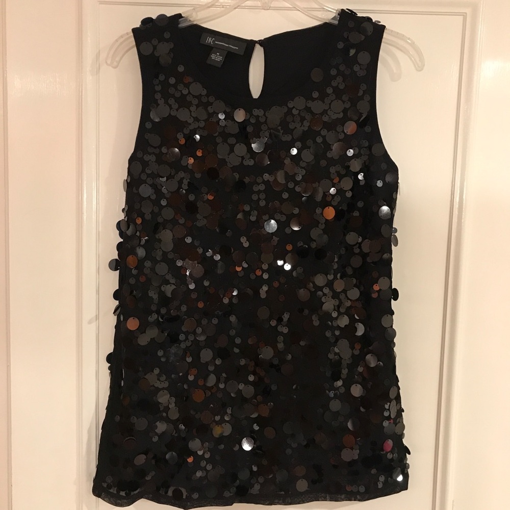 I.N.C. International Concepts Sequin tank top
